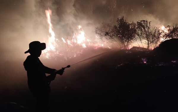 Fire in Volcán Barú National Park Controlled